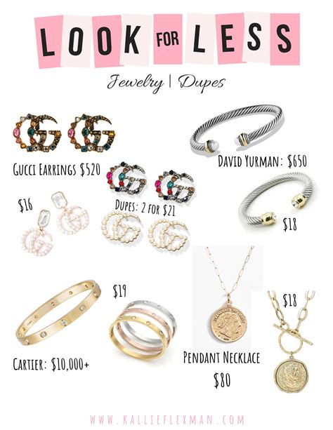 best designer jewelry dupes